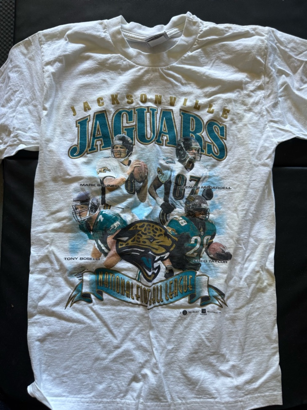 Sporto White T-Shirt with Jacksonville Jaguars
